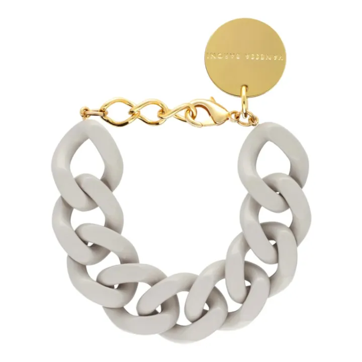 Flat Chain Bracelet | Grey- Product image n°0