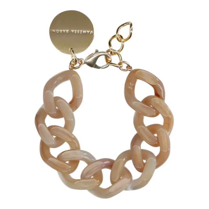 Bracelet Flat Chain | Beige- Image produit n°0