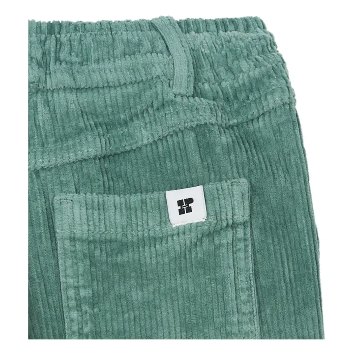 Pantaloni di velluto a coste con vita elasticizzata | Salvia- Immagine del prodotto n°1