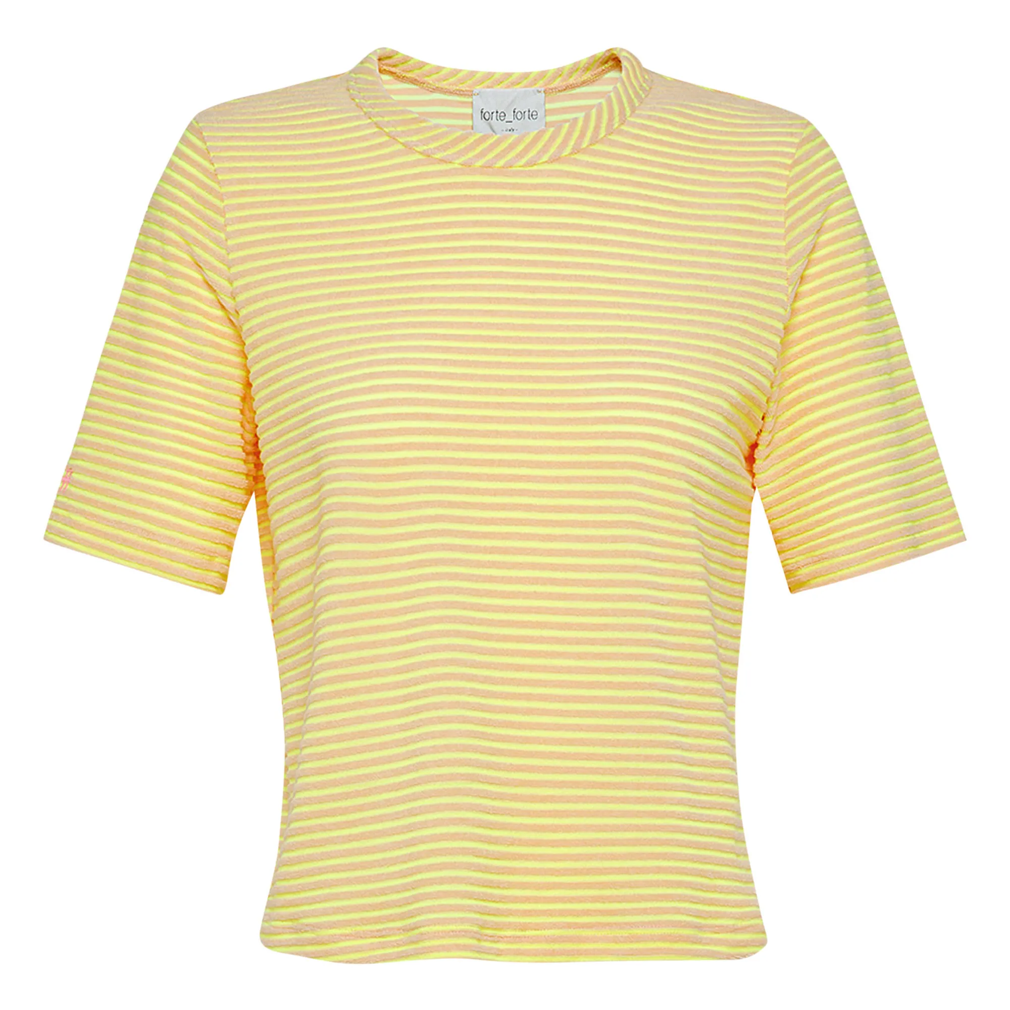 Forte Forte Yellow Striped T-Shirt