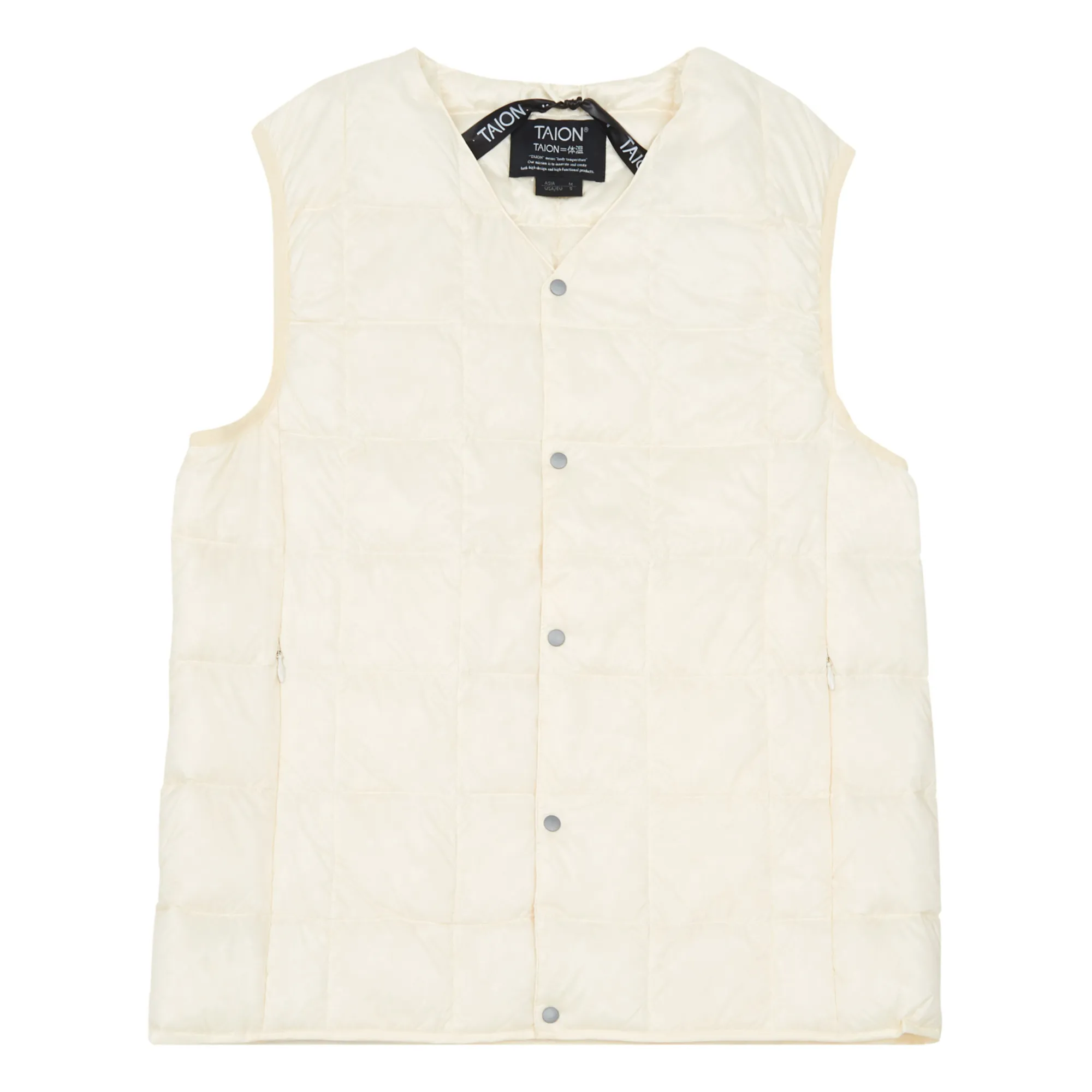 Taion White Puffer Vest - Adult Collection