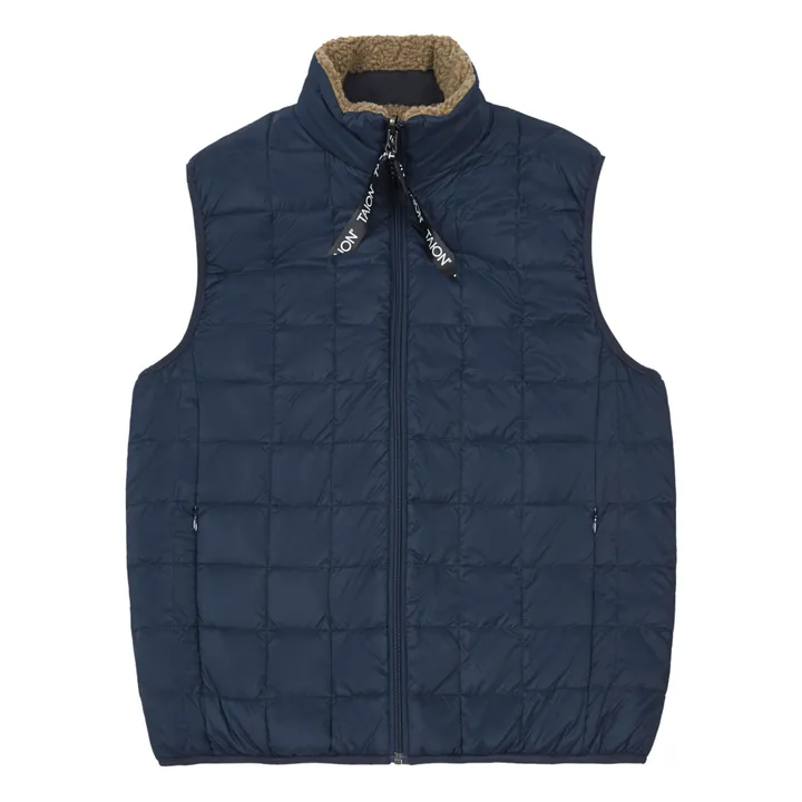 Reversible Puffer Vest - Adult Collection  | Navy blue- Product image n°1