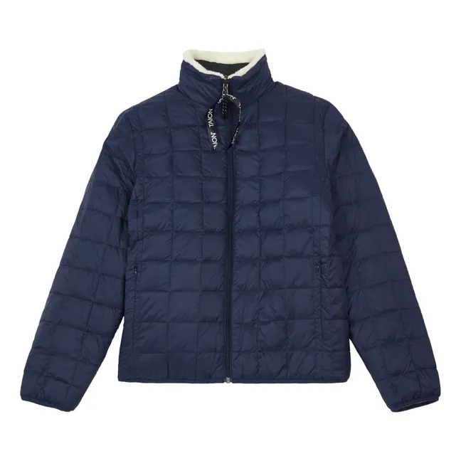 Reversible Puffer Jacket - Adult Collection  | Navy blue