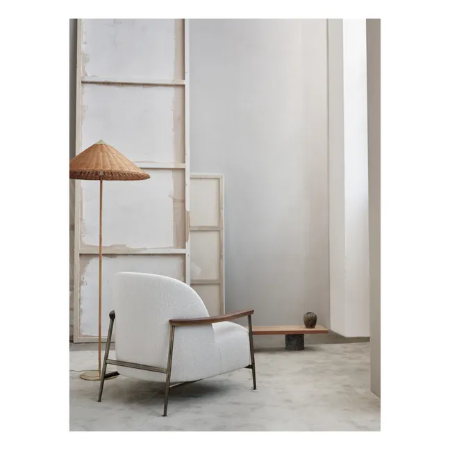 Lámpara de pie de ratán 9602 - Paavo Tynell | Natural