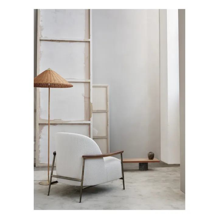 Lámpara de pie de ratán 9602 - Paavo Tynell | Natural- Imagen del producto n°2