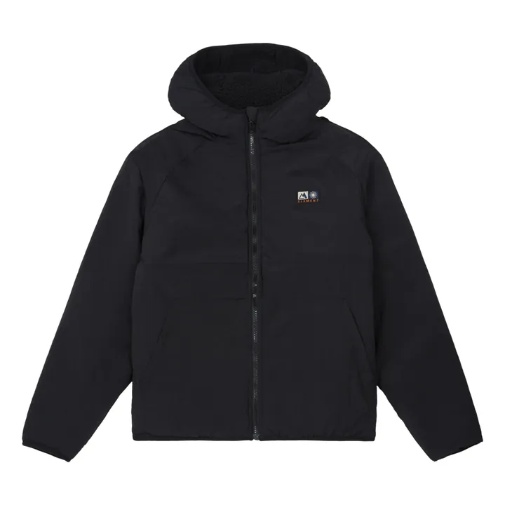 Sherpa Wolf Zip-Up Hoodie - Adult Collection  | Black- Product image n°3