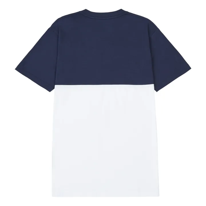 T-shirt bicolore - Collezione Adulto  | Blu- Immagine del prodotto n°2