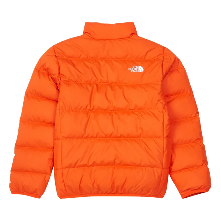 Daunenjacke zum Wenden Andes aus recyceltem Polyester | Orange- Produktbild Nr. 2