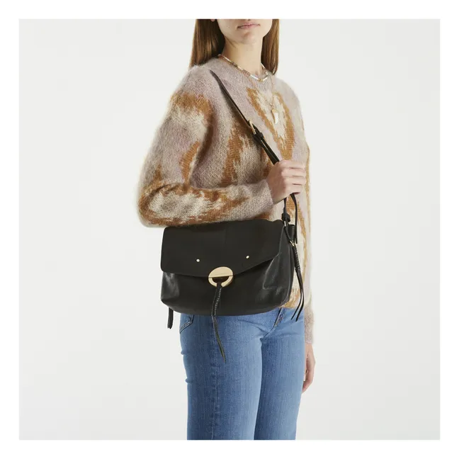 Borsa a tracolla in pelle GM | Nero