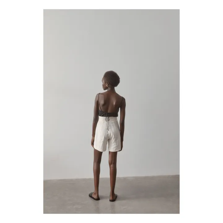 Short Lola Lin | Ivoire- Image produit n°5