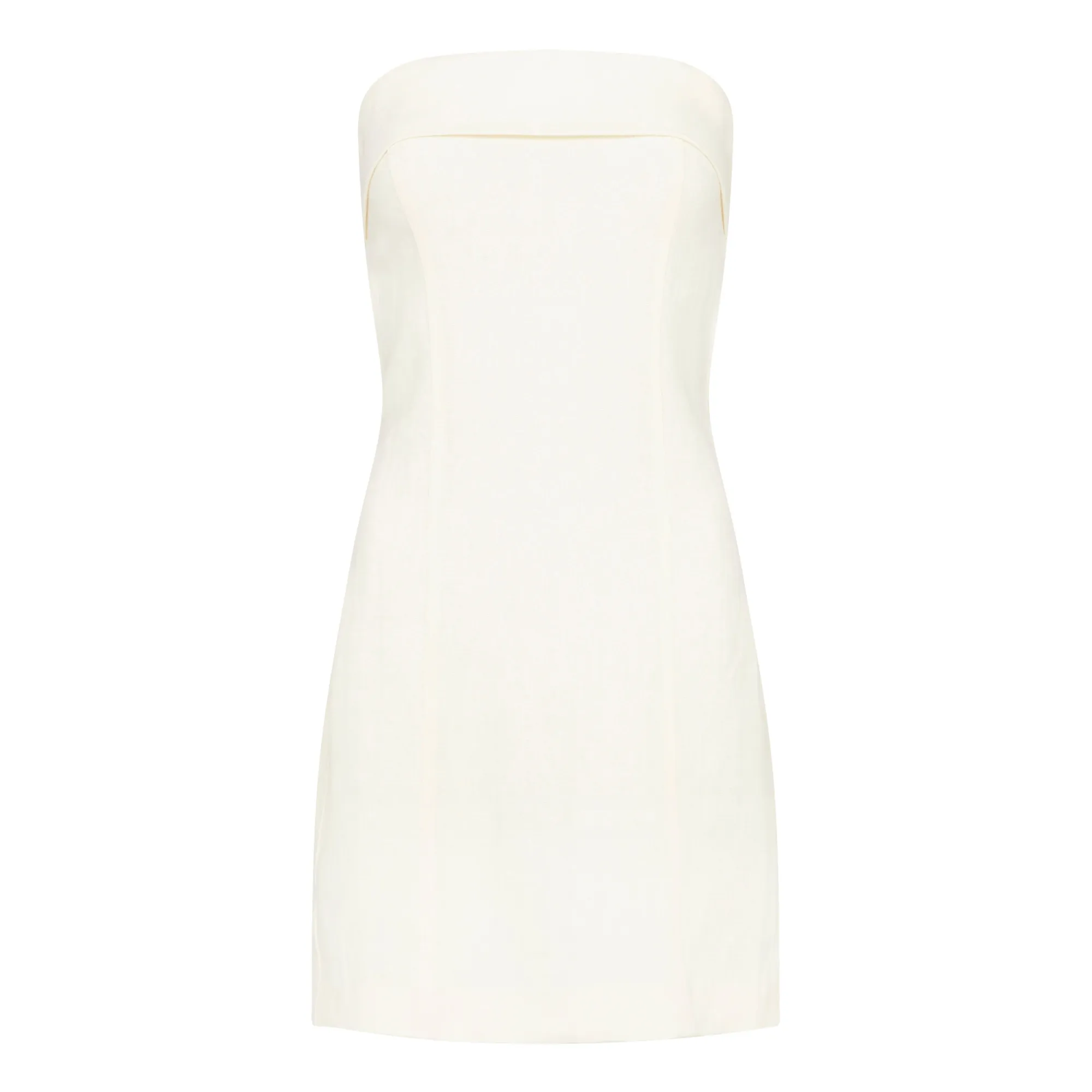 St Agni - Linen Strapless Dress - Ivory | Smallable