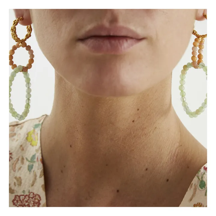 Vinales Earrings  | Green- Product image n°1