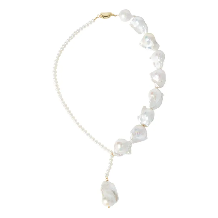 Collar perlas | Blanco- Imagen del producto n°0