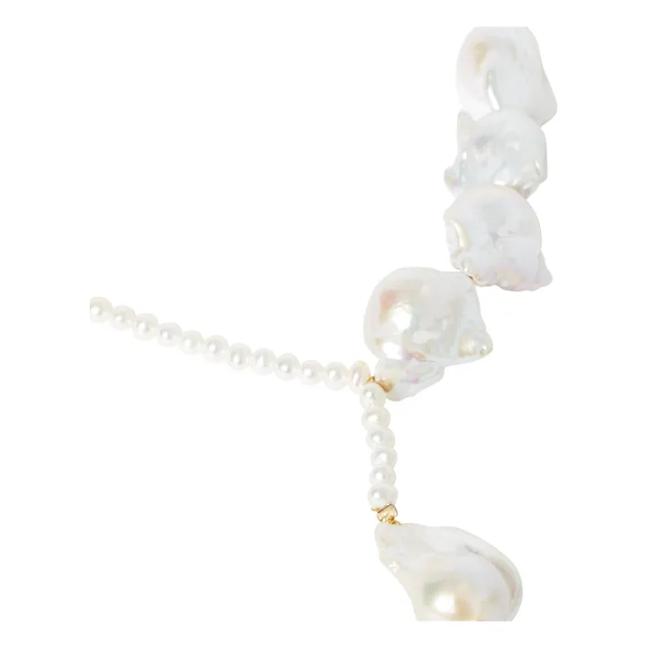 Collar perlas | Blanco- Imagen del producto n°2