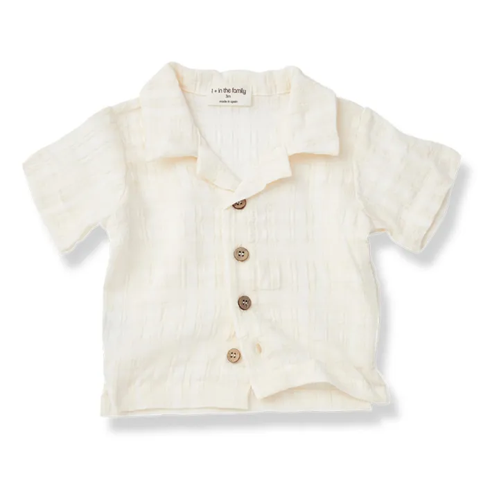 Camicia David, in garza di cotone | Bianco- Immagine del prodotto n°0