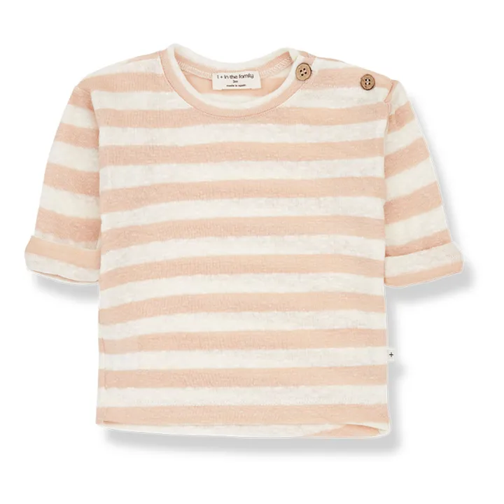T-shirt Mikel, in lino | Rosa chiaro- Immagine del prodotto n°0