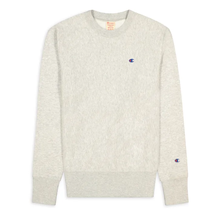 Premium - Sweatshirt Reverse Weave - Herrenkollektion  | Grau Meliert- Produktbild Nr. 0