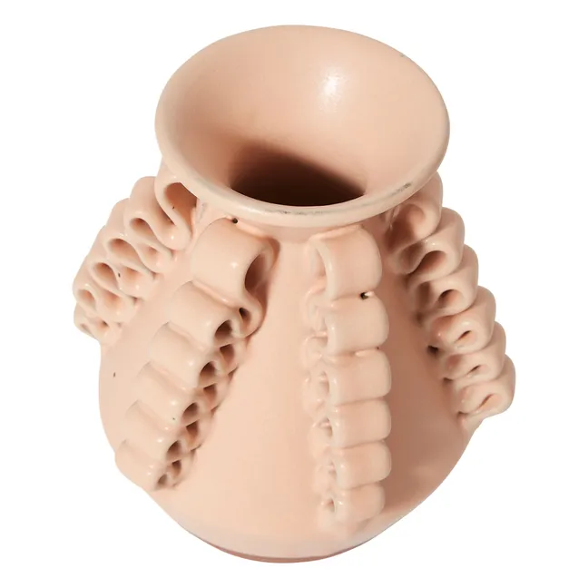 Mini-Vase Lola aus Ton | Blassrosa