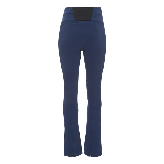 Pantalon de Ski Aurora High Waist Flare | Bleu marine