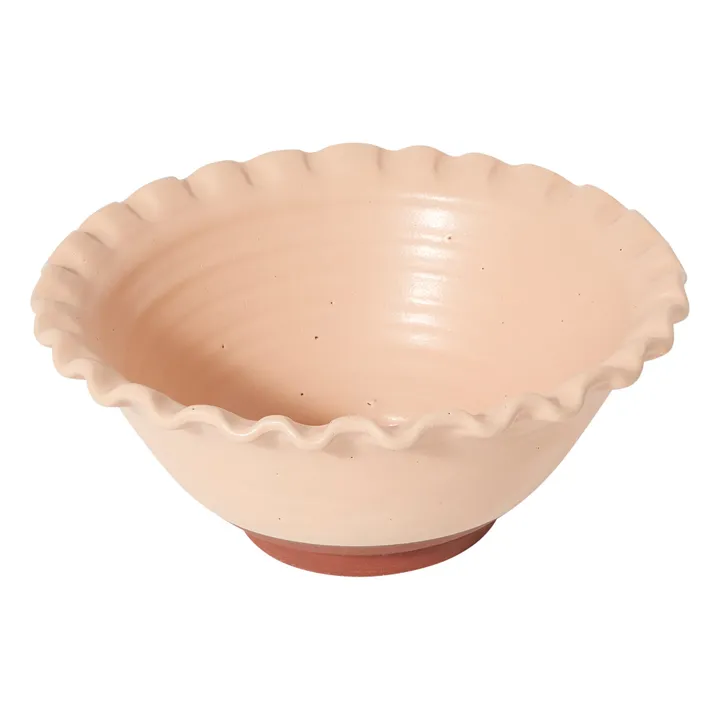 Saladier Lola en argile | Rose pâle- Image produit n°2