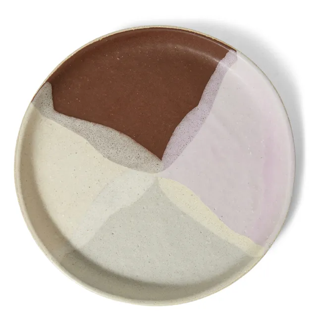 Piatto, modello: Belguim, in argilla | Cioccolato