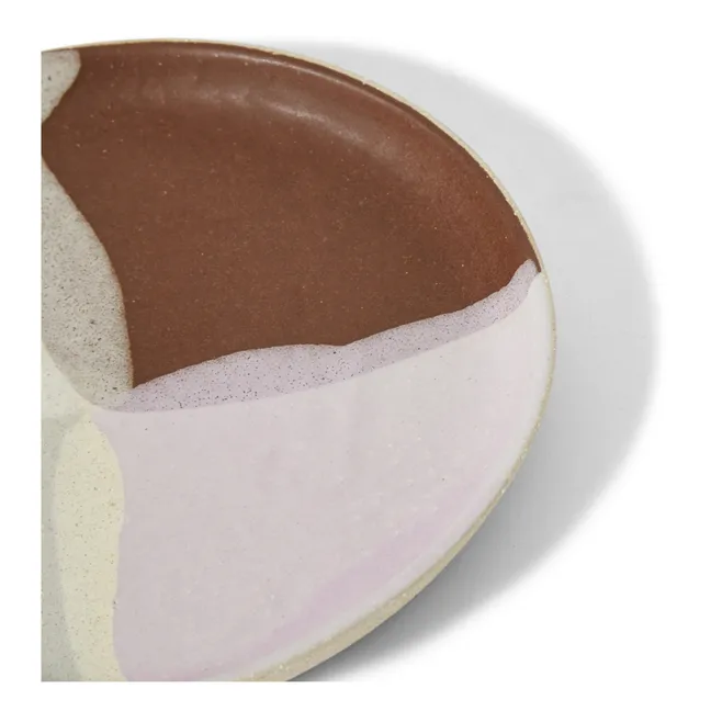 Piatto, modello: Belguim, in argilla | Cioccolato