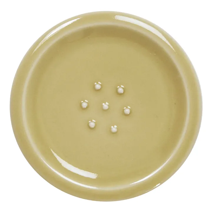 Cantine Ceramic Soap Dish | Green clay- Product image n°0