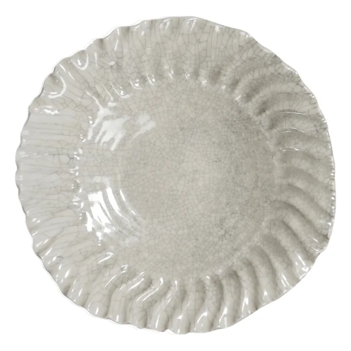 Assiette creuse Dashi en céramique  | Blanc- Image produit n°0