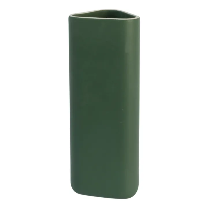 Jarrón de cerámica Calade | Verde Oscuro- Imagen del producto n°0