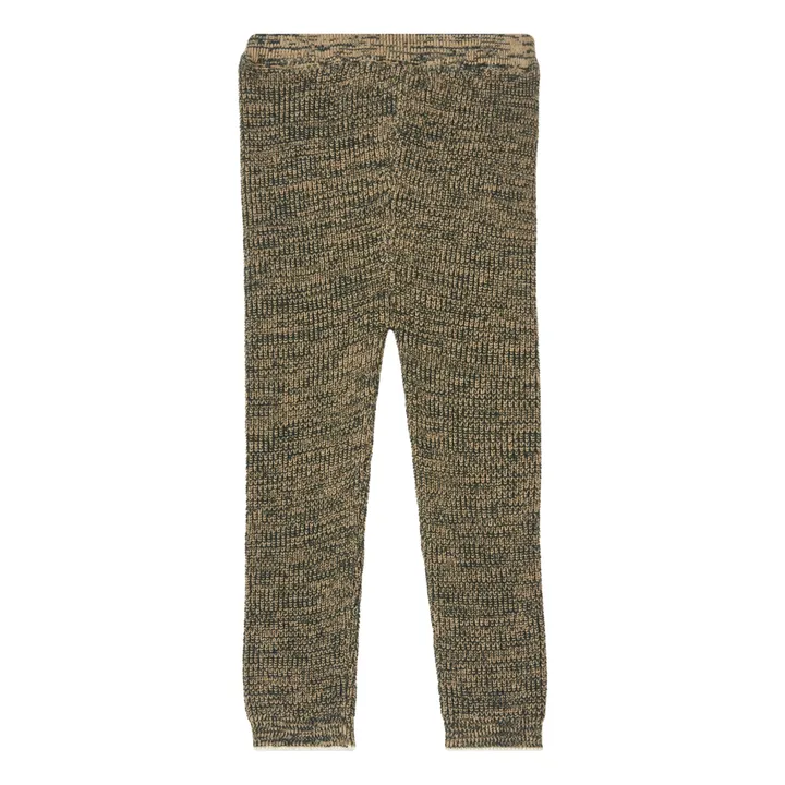 Wool and Cotton Leggings | Green- Product image n°1