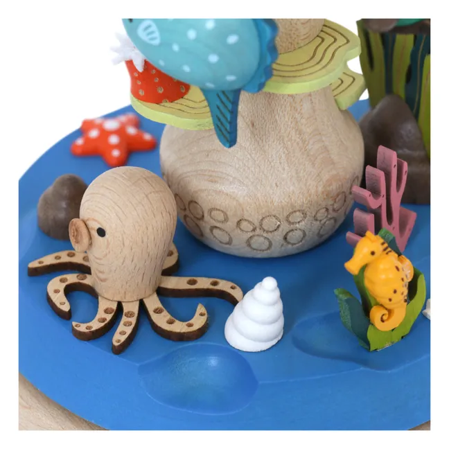 Boite à musique en bois Plongeur