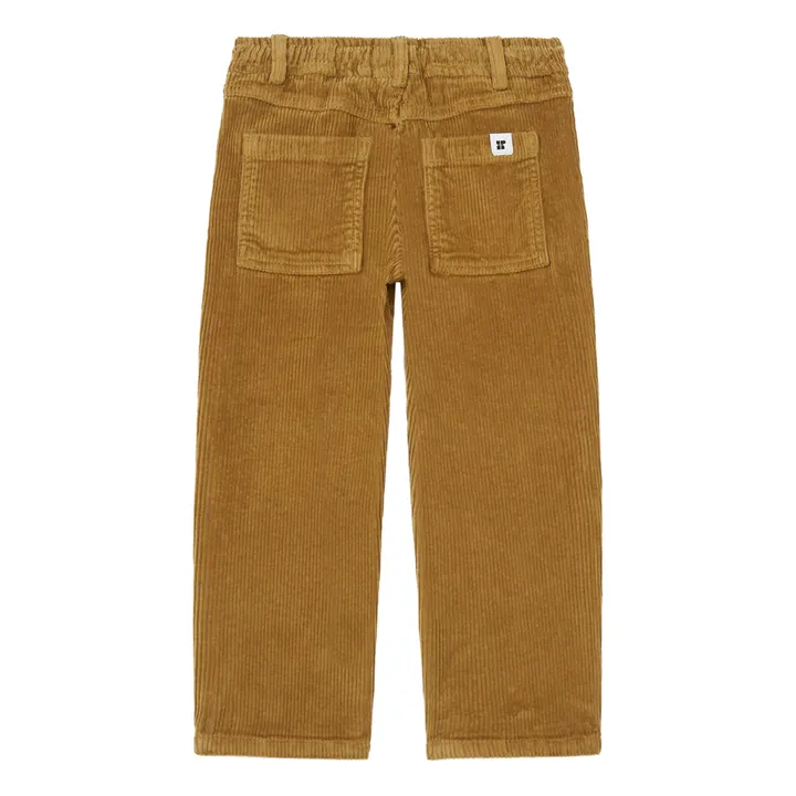 Pantaloni di velluto a coste con vita elasticizzata | Ocra- Immagine del prodotto n°2