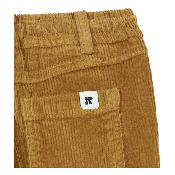 Pantaloni di velluto a coste con vita elasticizzata | Ocra- Immagine del prodotto n°1