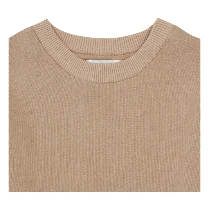 Sweatshirt Saxo aus Bio-Baumwolle - Kinderkollektion  | Maulwurfsfarben- Produktbild Nr. 2