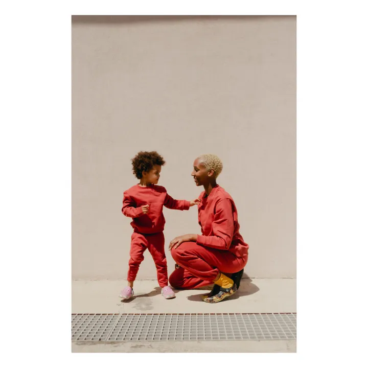 Joggers Saxo in cotone biologico - Collezione Bambino | Rosso- Immagine del prodotto n°1