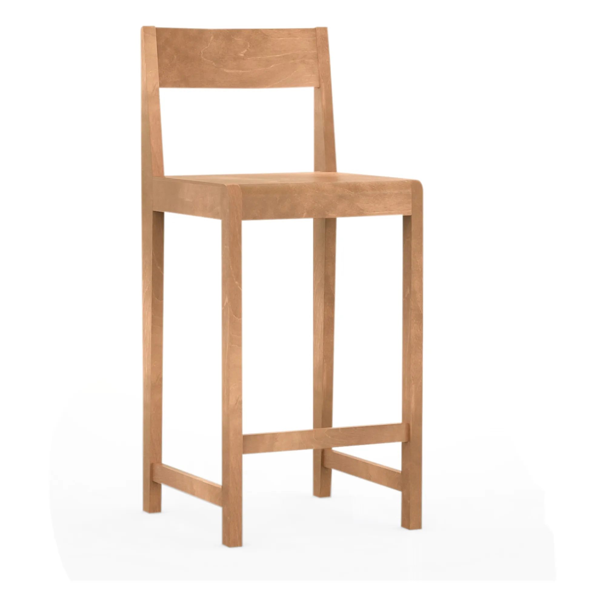 Frama Natural Wooden Bar Stool