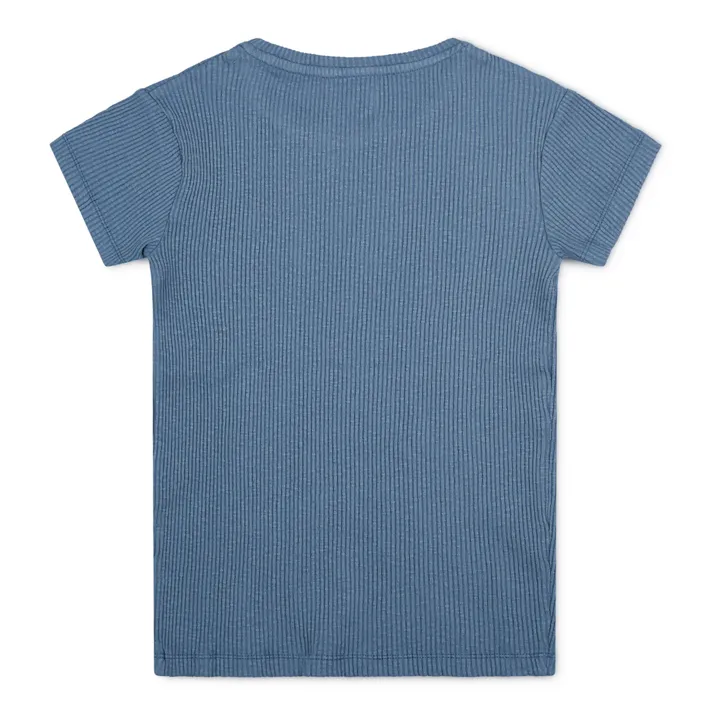 T-Shirt aus Bio-Baumwolle  Suna | Blau- Produktbild Nr. 1