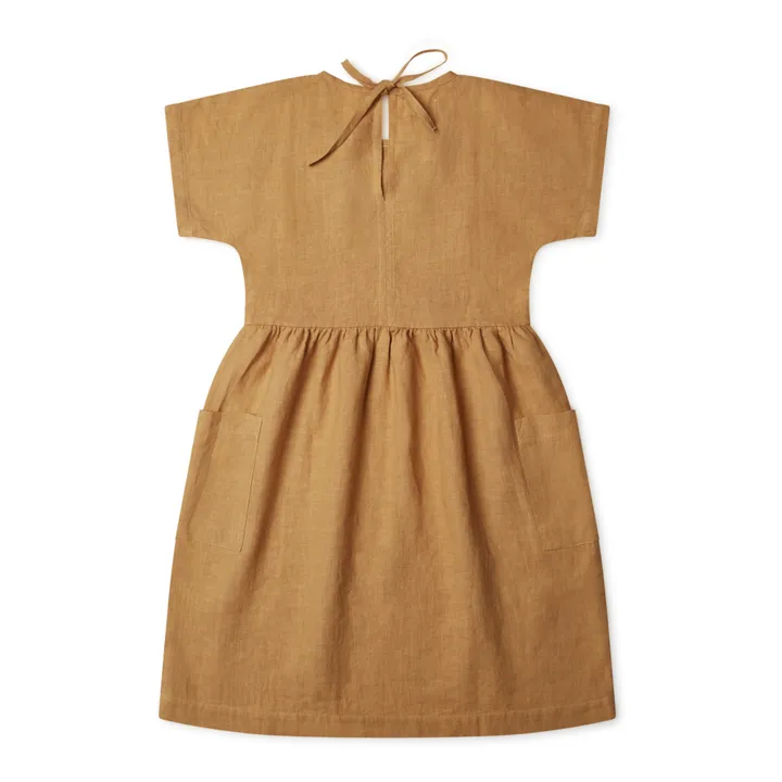 chinese dress ladies Imara Cowl Neck Linen Dress main image 0