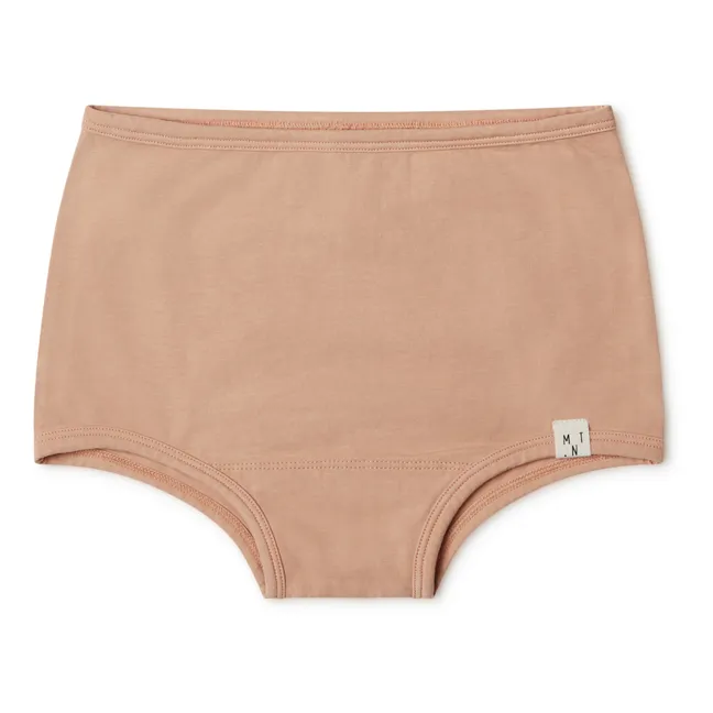 New 2-pair Hanes Women's Boy Briefs - Size 5 - Pink & Brown