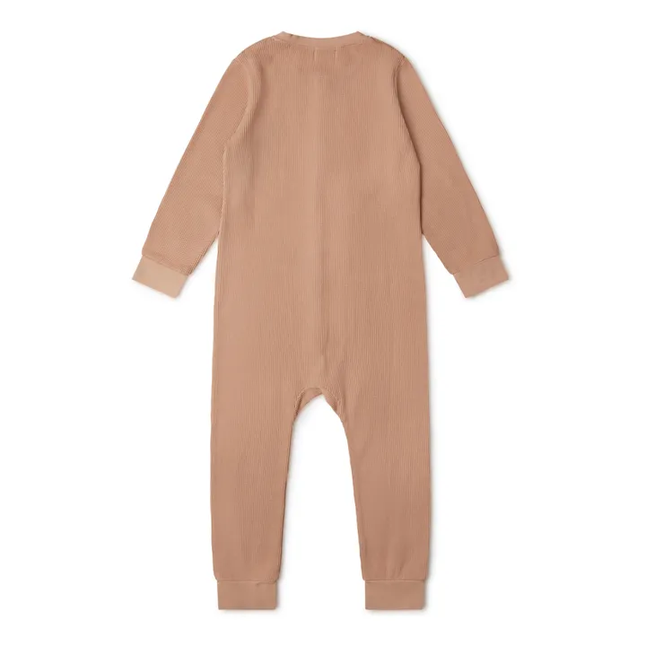 Pyjama aus Bio-Baumwolle | Pfirsichfarben- Produktbild Nr. 2