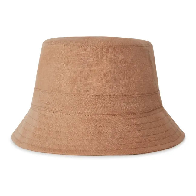 Linen Hat | Beige pink