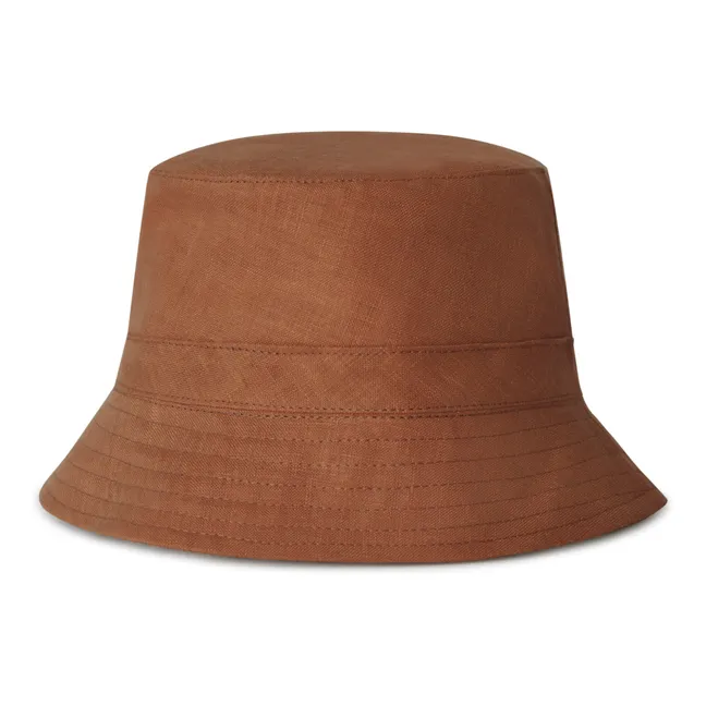 Linen Hat | Rust