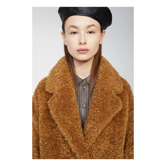 Cappotto Anika Curly | Camel