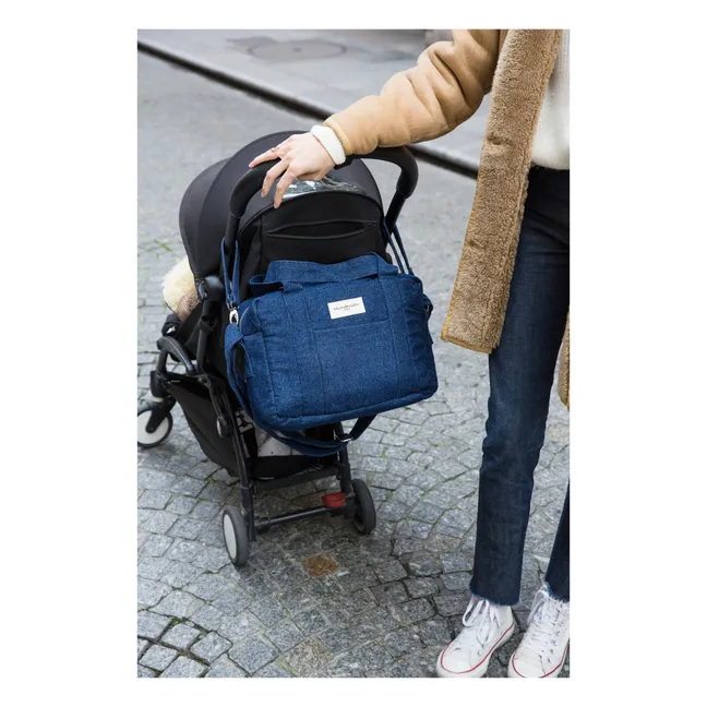Borsa-fasciatoio, modello: Mini Darcy in denim sottoposto a upcycling | Demin
