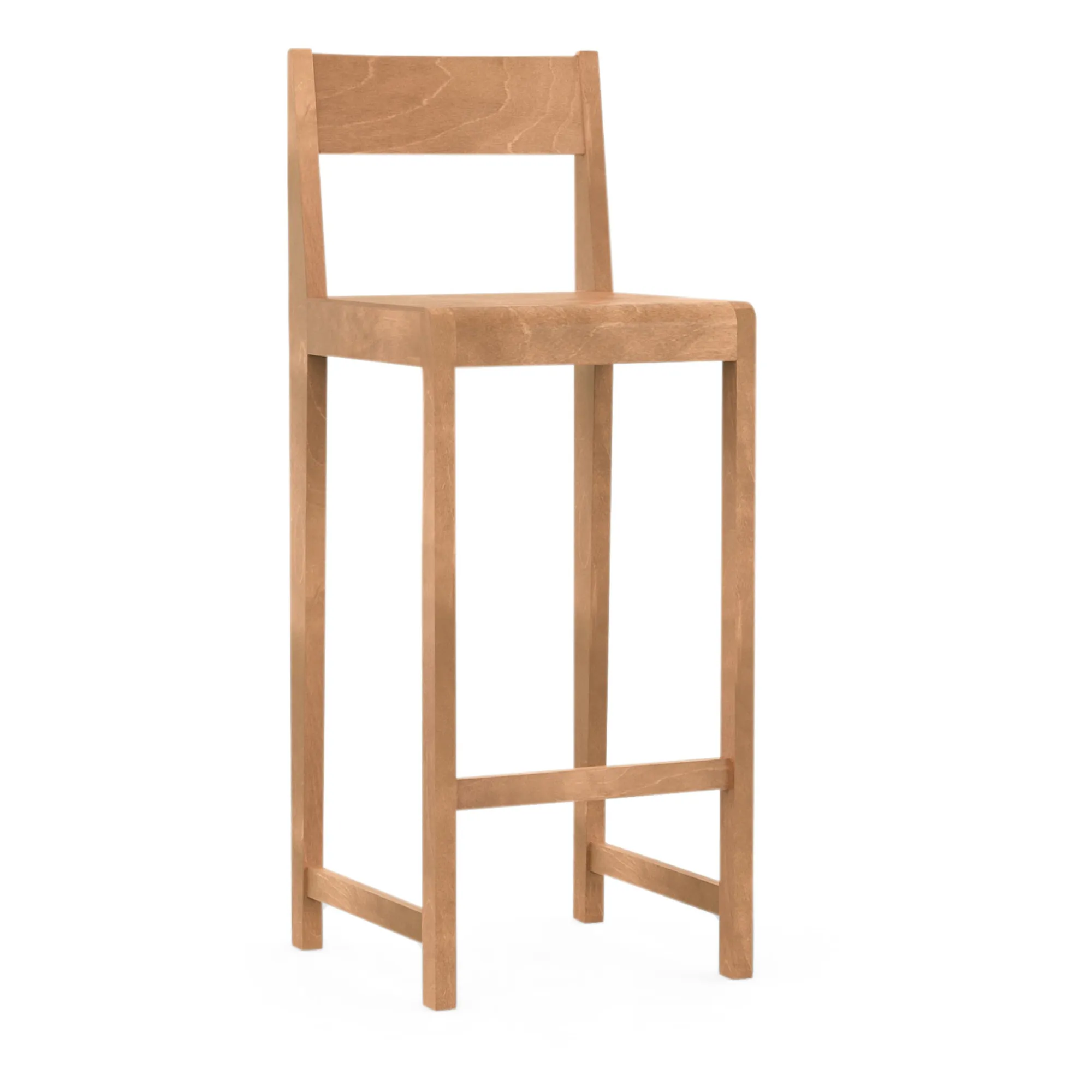 Frama Natural Wooden Bar Stool