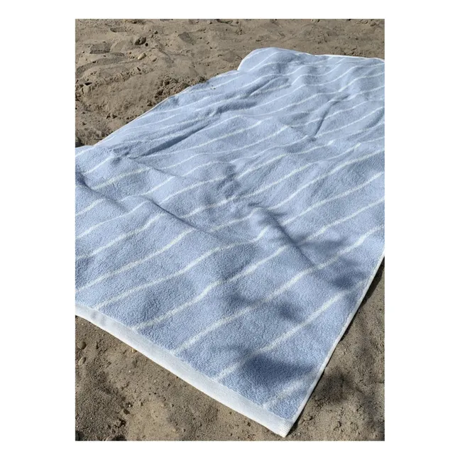 Handtuch Raita aus Bio-Baumwolle | Hellblau