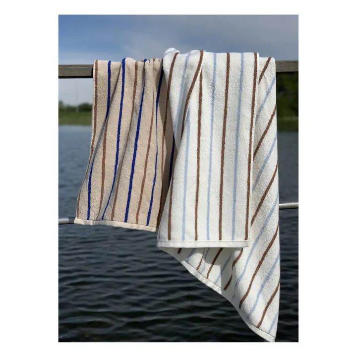 Handtuch Raita aus Bio-Baumwolle | Blanc/Écru- Produktbild Nr. 3