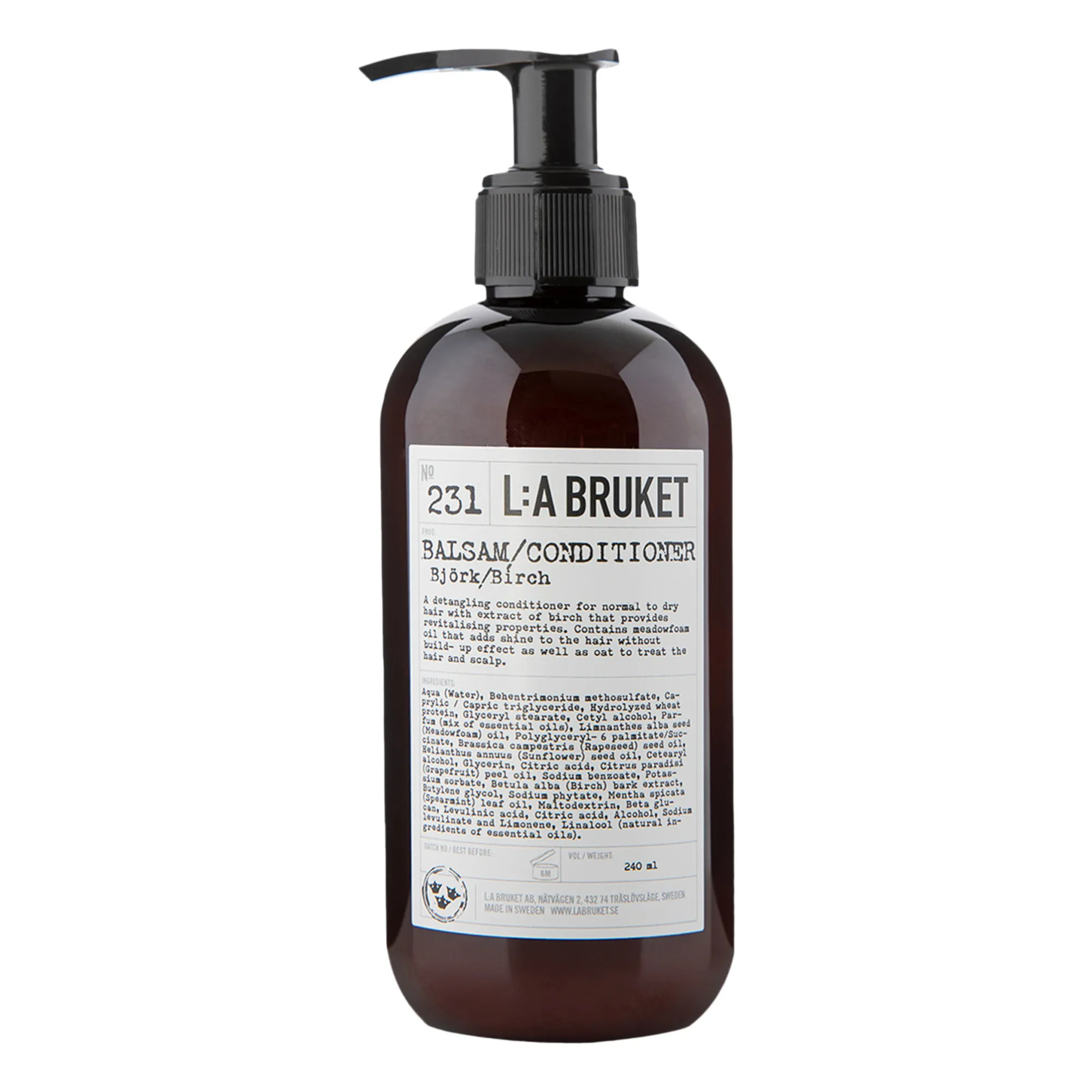 L:a Bruket Untinted 231 Conditioner Birch 240 Ml