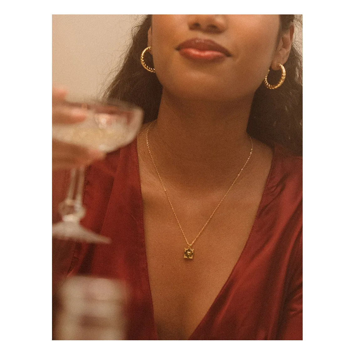 LOUISE DAMAS ルイーズダマス CHARLOTTE LARGE HOOP PIERCE Charlotte