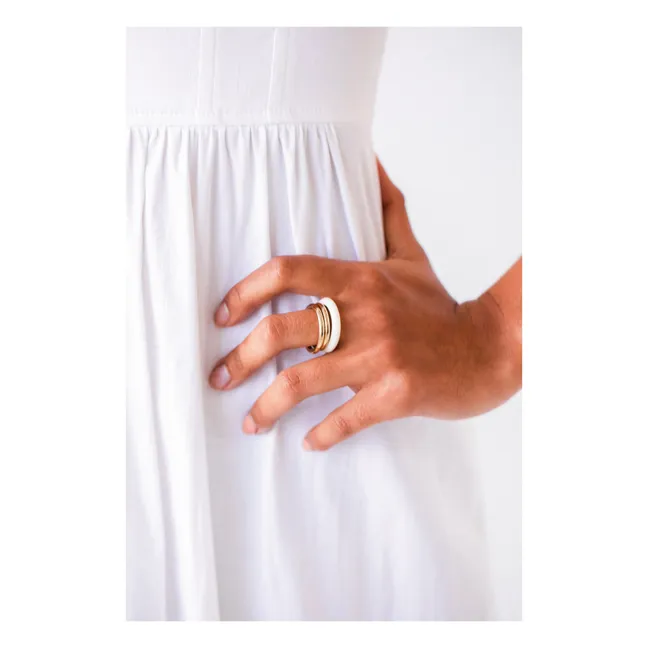 Bague Raha | Blanc